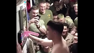 Straight Guy going with reference to on a dildo