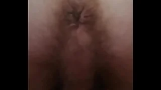 Winking hairy asshole
